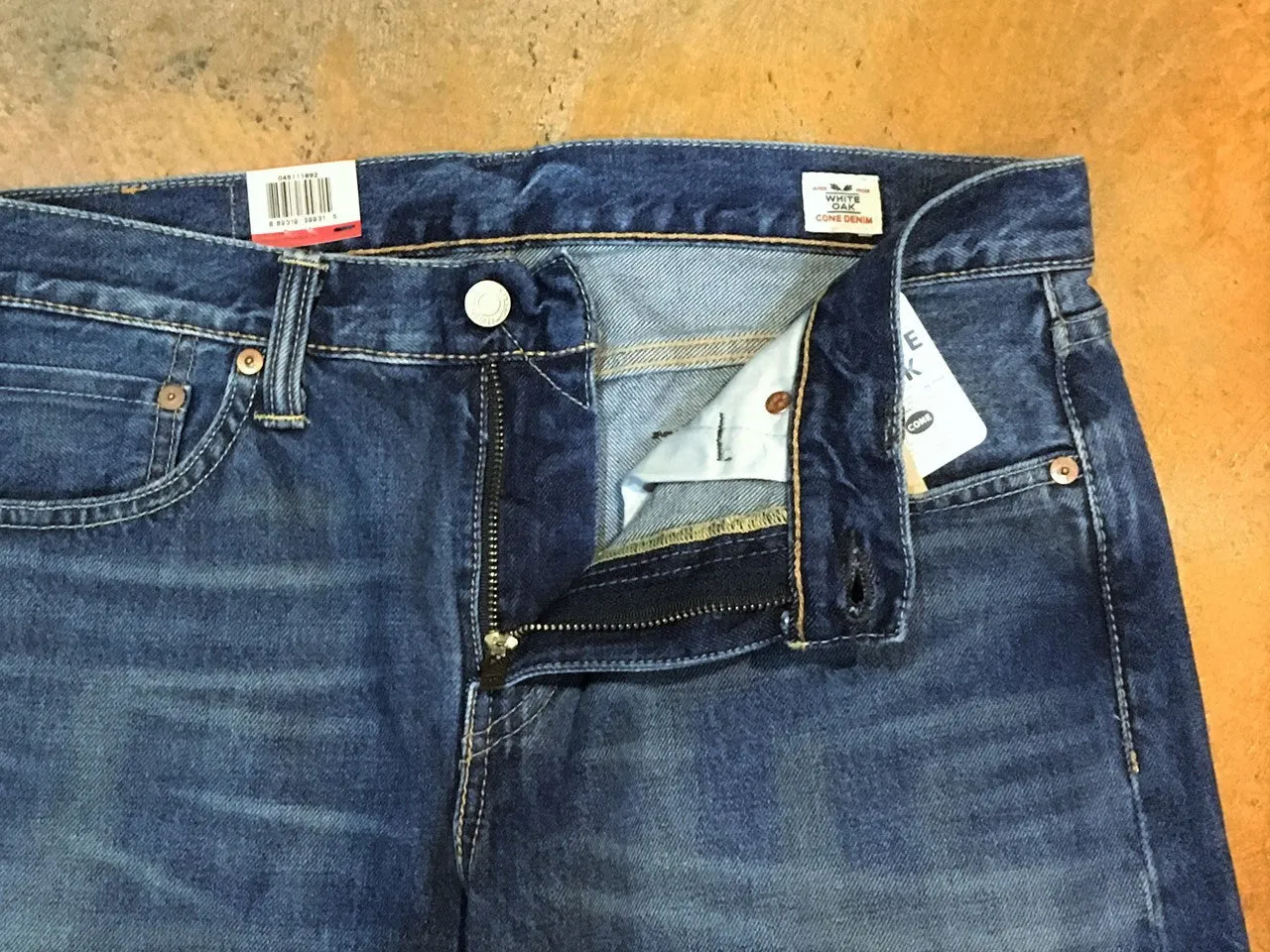 045111892 Levi's Premium 511 Slim Fit Selvedge Jeans Psyche