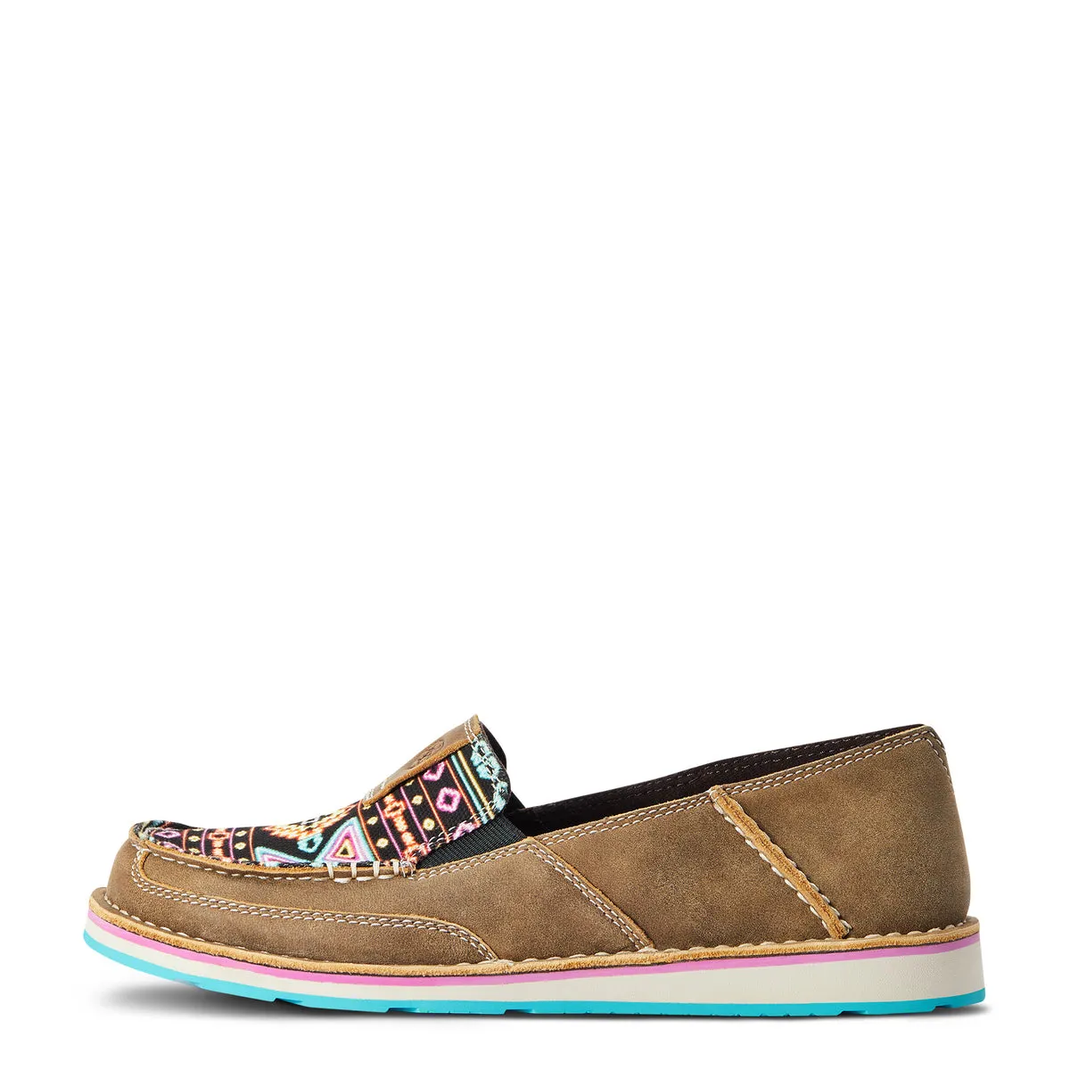 Ariat Women's Cruiser - Brown Bomber/Neon Lights