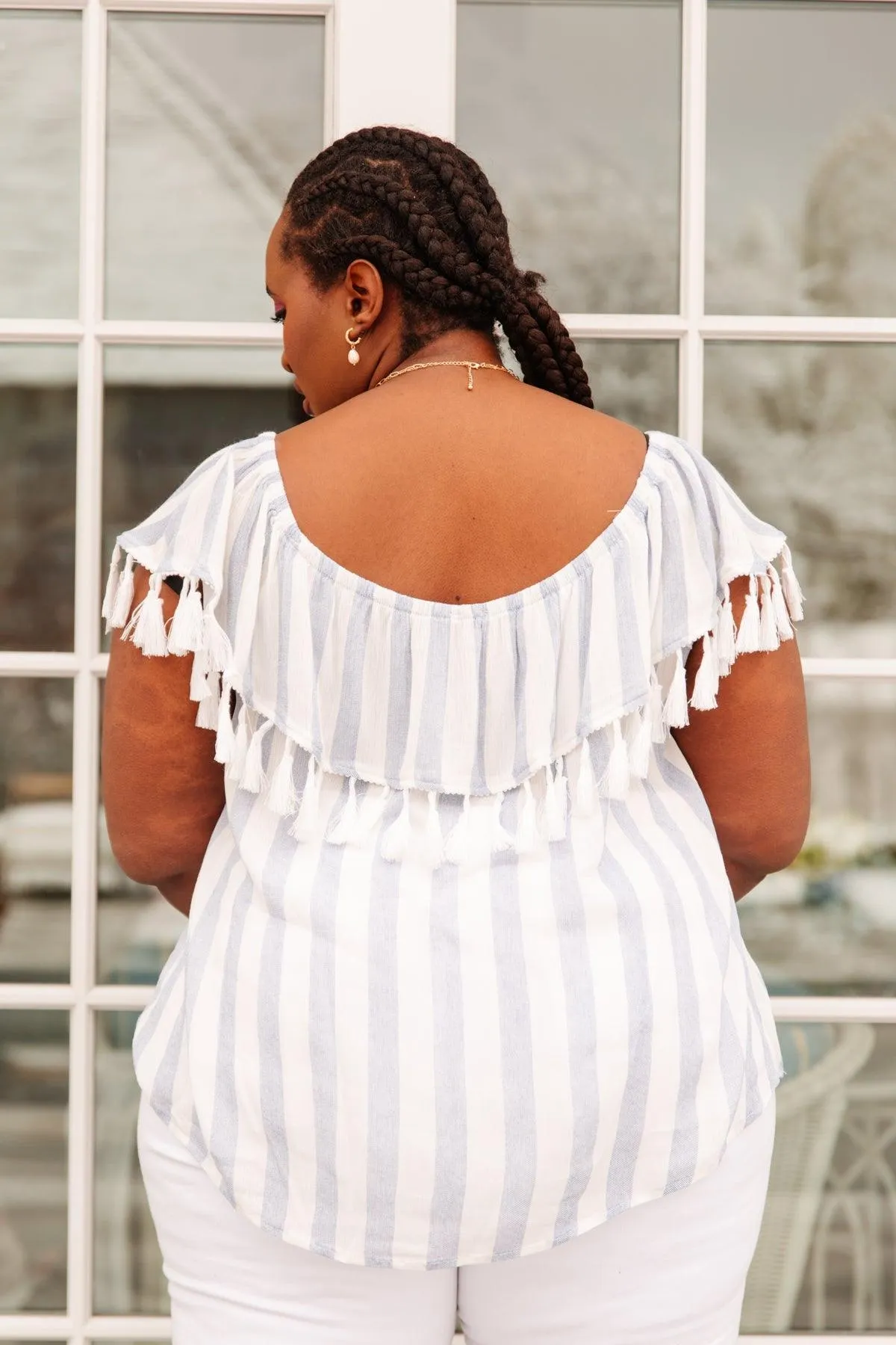 Hazel Blues® | Set Yourself Free Striped Top