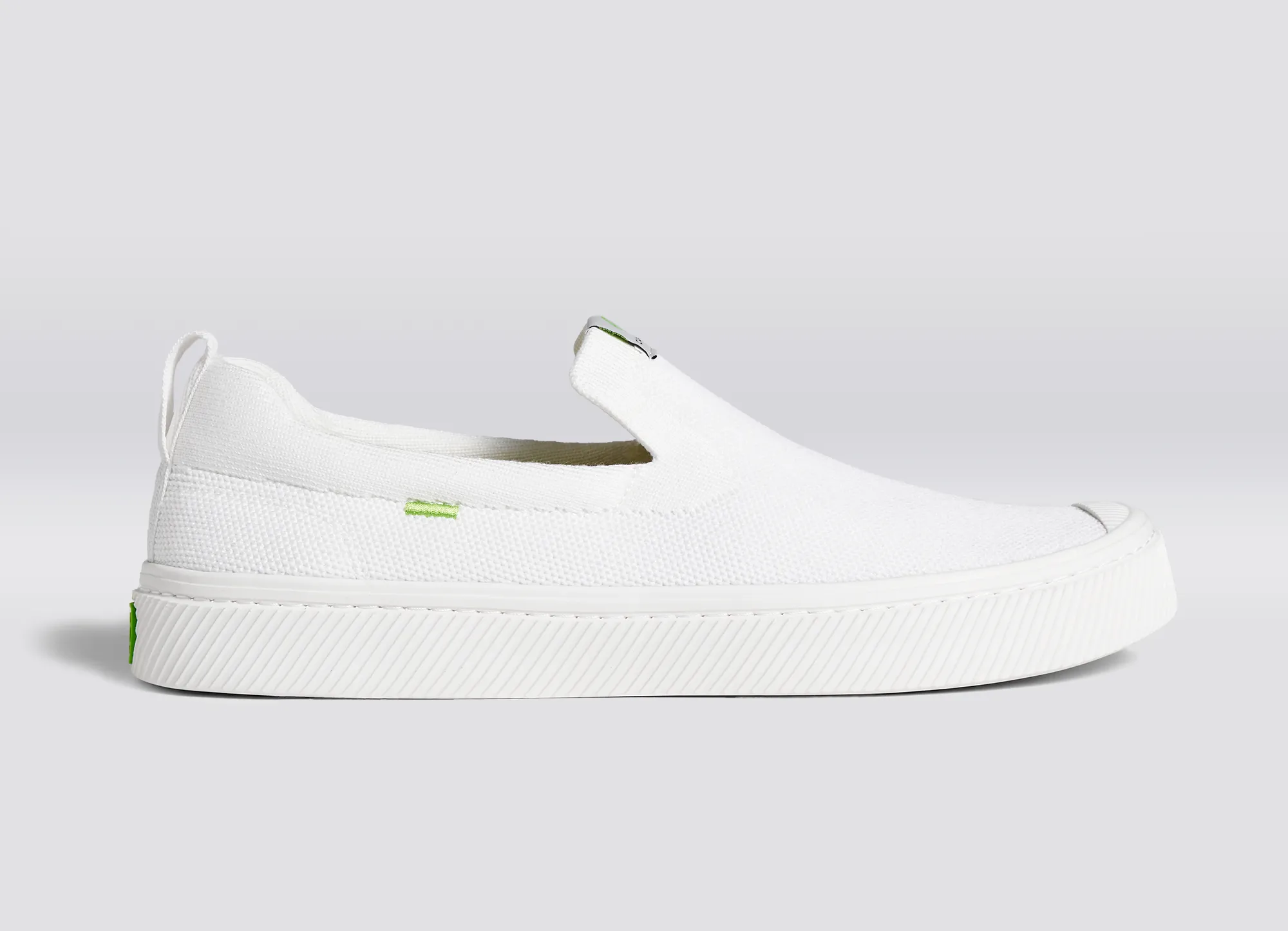IBI SLIP-ON White Knit Sneaker Men