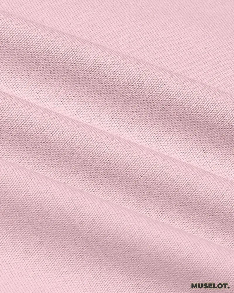 Pink plain cropped t shirt