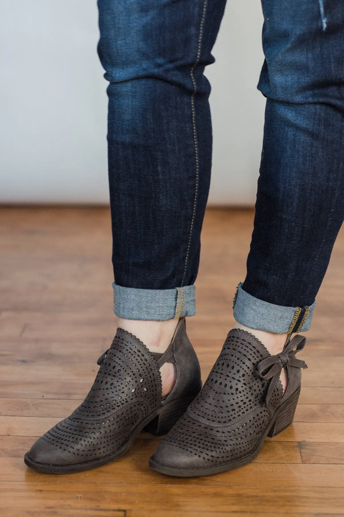 Very G Cici Booties - Taupe