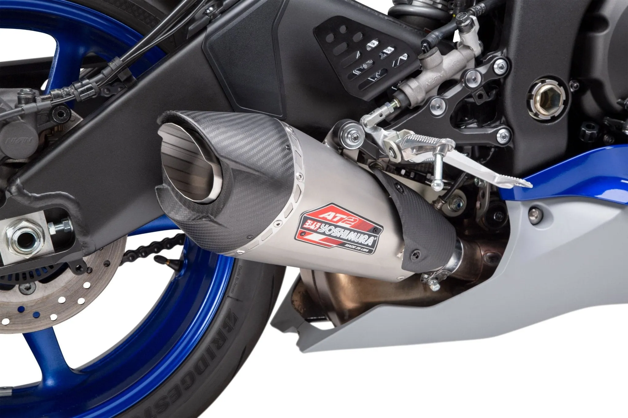 YOSHIMURA 13630BP521 AT2 Slip-On Exhaust